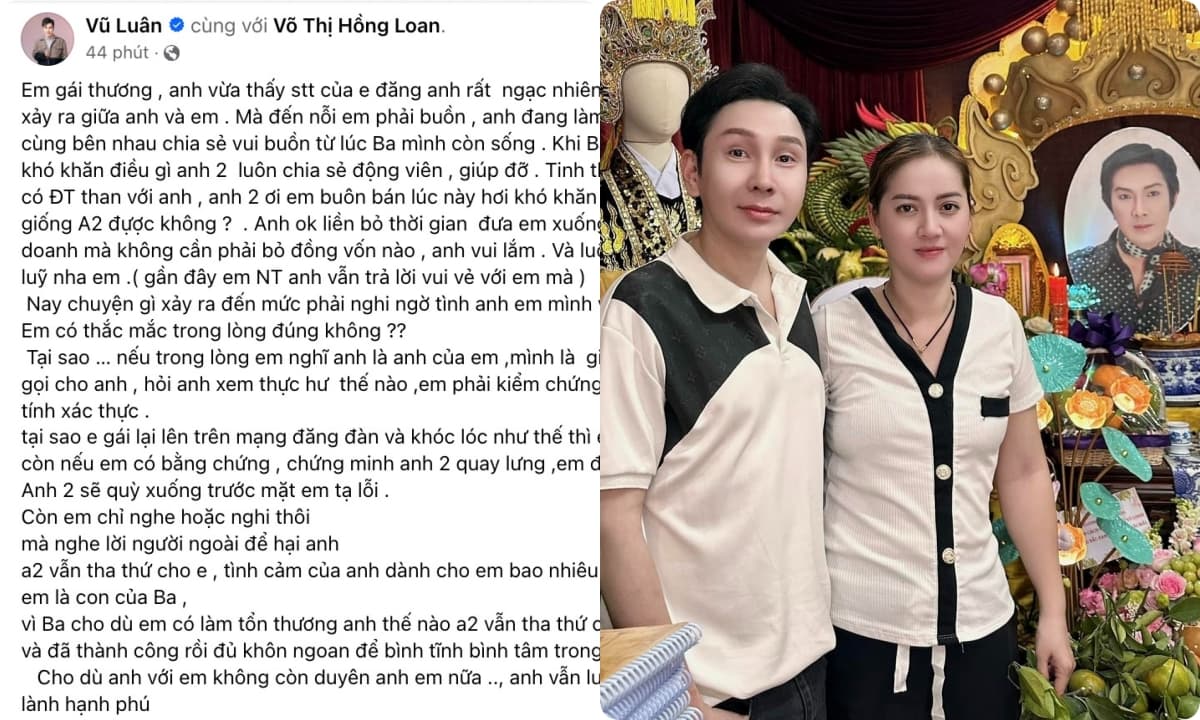 Drama con ruột và con nuôi của NSƯT Vũ Linh: Vũ Luân giận Hồng Loan và ...