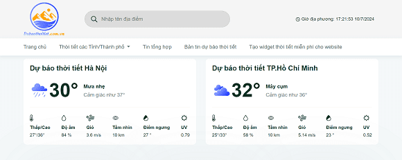 dubaothoitiet.com.vn, Phan Hậu thời tiết
