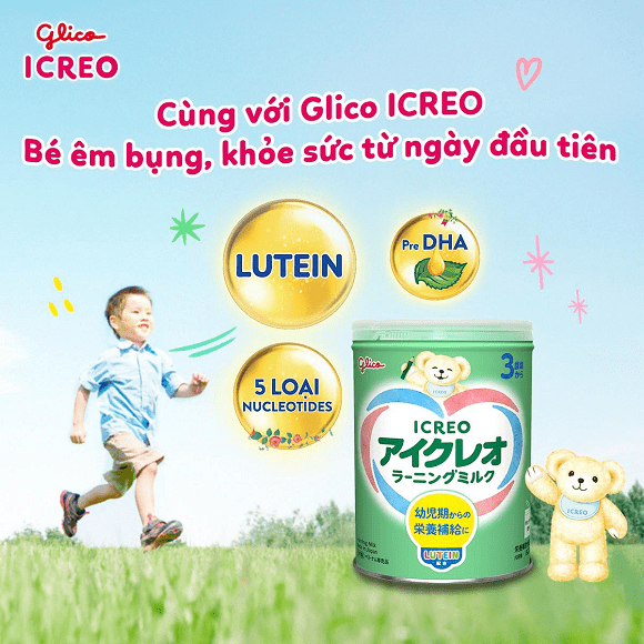 Glico ICREO, trẻ biếng ăn