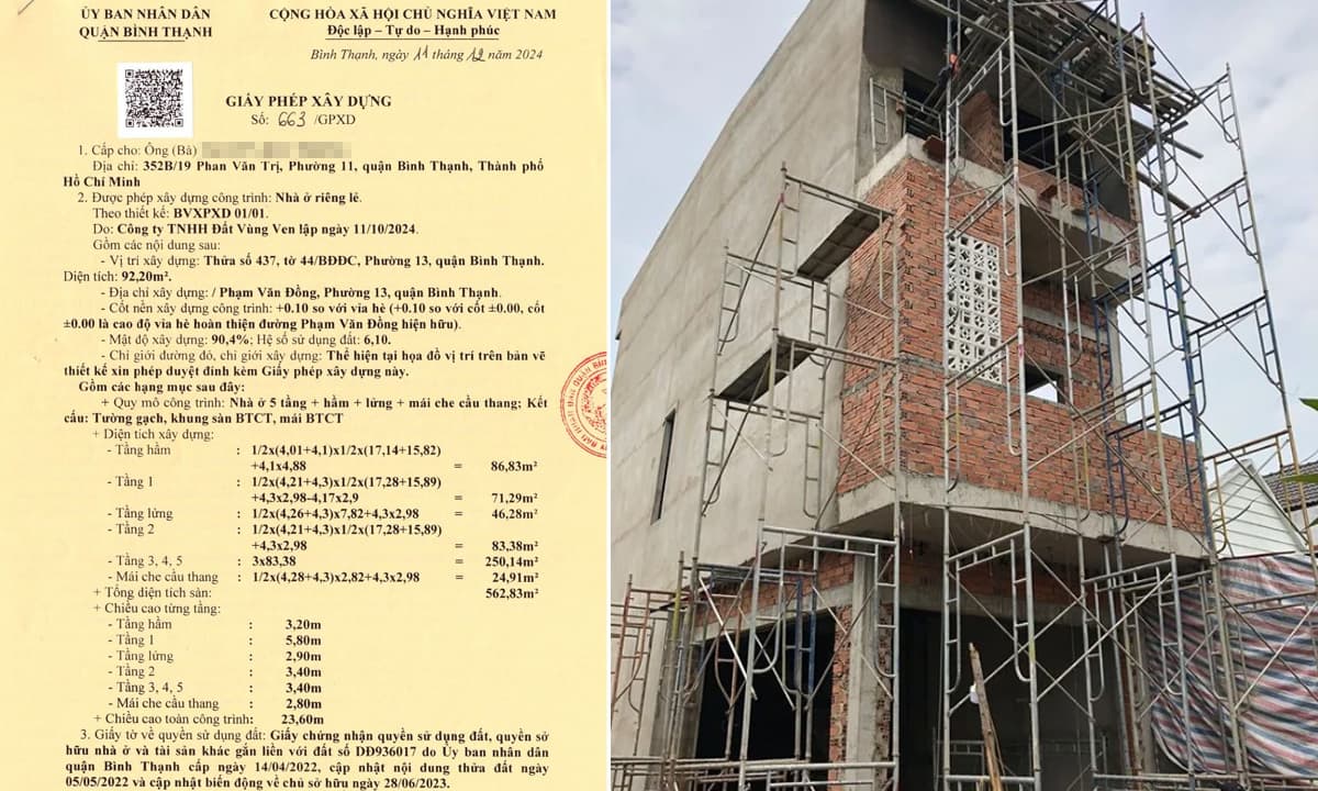 Hiện nay, nhiều trường hợp không cần Giấy phép xây dựng vẫn được xây nhà, đó là?