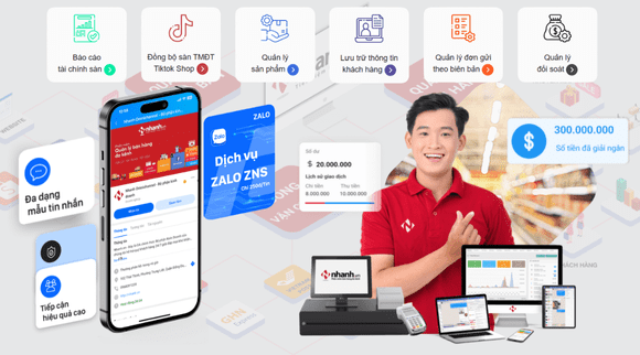 nhanh.vn, phần mềm bán hàng, Vpage