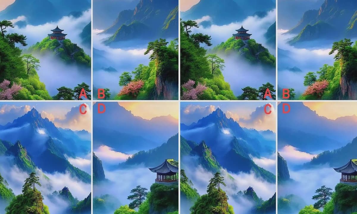 Trắc nghiệm tâm lý: Bạn thích quang cảnh sườn núi nào sau đây? Bạn có dựa vào con cái để được hỗ trợ khi về già không?