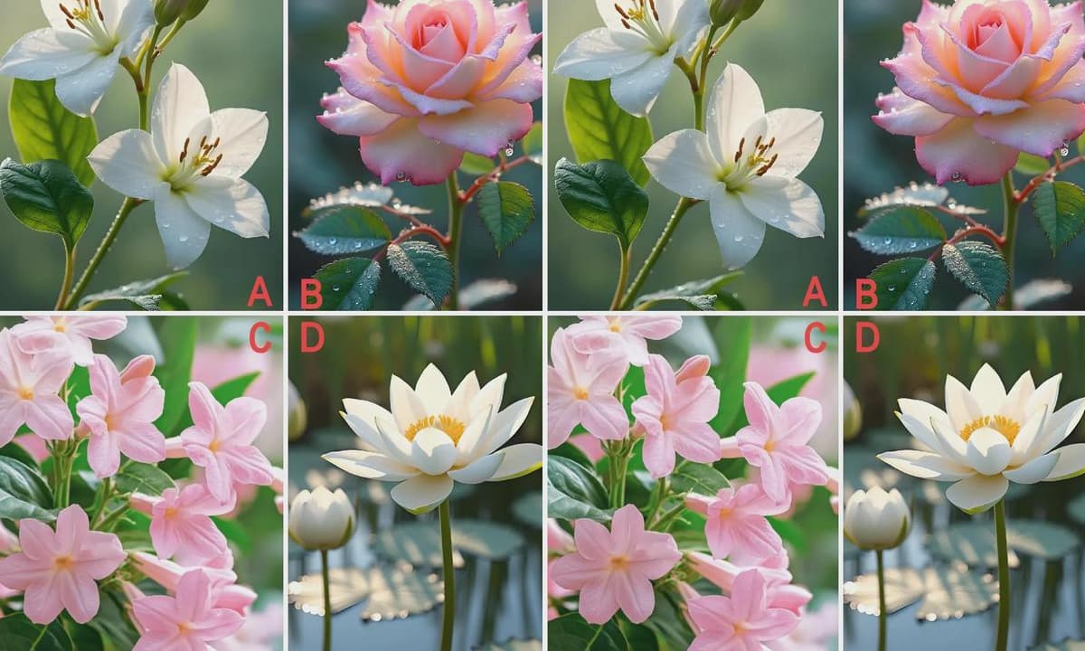 Quiz: Bạn thích loài hoa nào? Xem bạn sẽ là một bà nội trợ tiều tụy hay một tiểu thư giàu có?