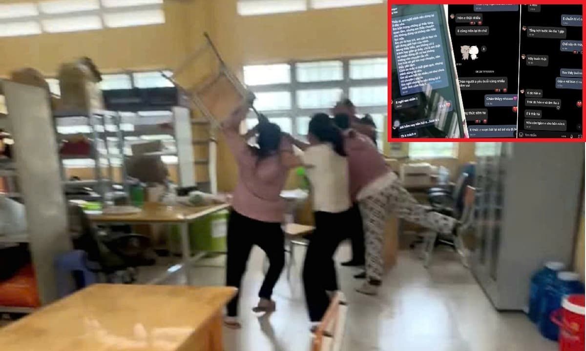 Vụ phụ huynh lao vào trường hành hung thầy giáo: Lộ tin nhắn 'thân mật' của thầy giáo với nữ sinh lớp 10