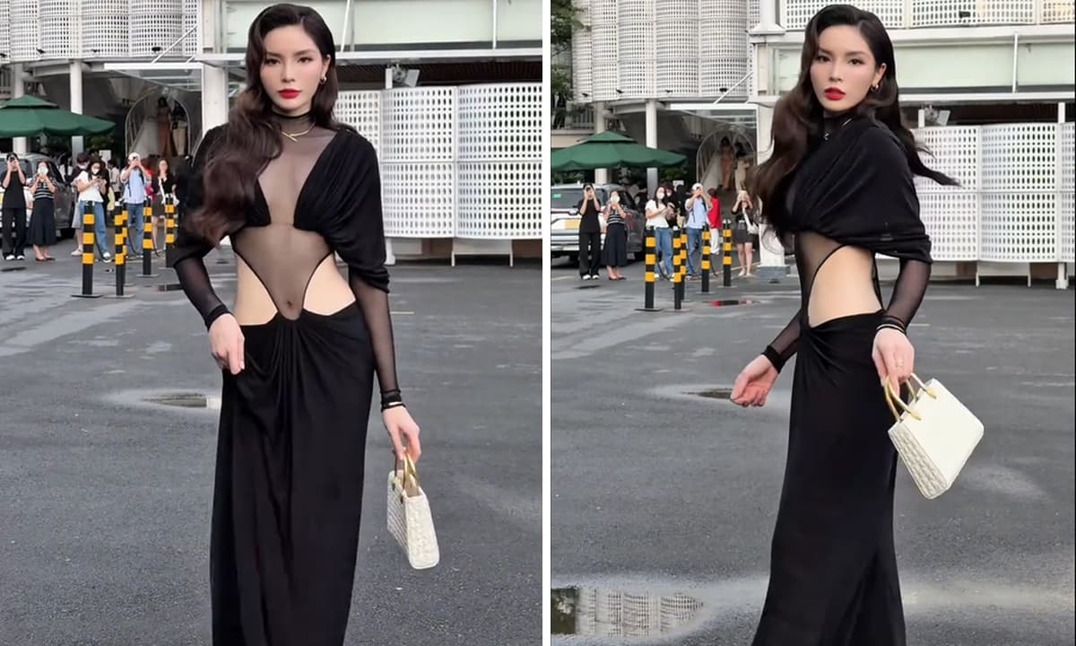 Hoa hậu Kỳ Duyên diện đồ cắt xẻ táo bạo, khoe đường cong quyến rũ khiến ai nấy đều xuýt xoa