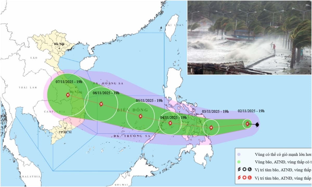 Siêu bão Kalmaegi tiến vào Biển Đông, dự báo trở thành bão số 13 đạt cấp 14, tấn công dồn dập vào Trung Bộ