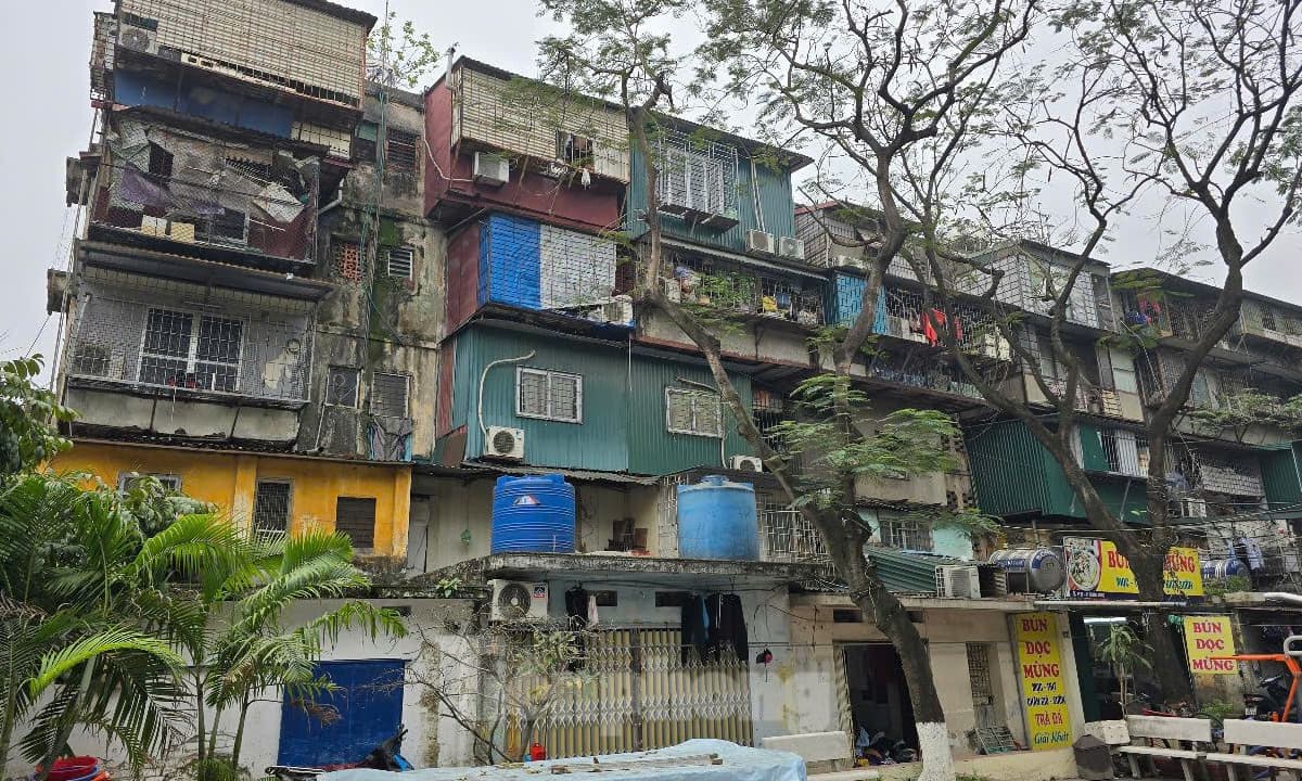 10 khu chung cư cũ ở Hà Nội được ưu tiên cải tạo, xây dựng lại, cụ thể là?
