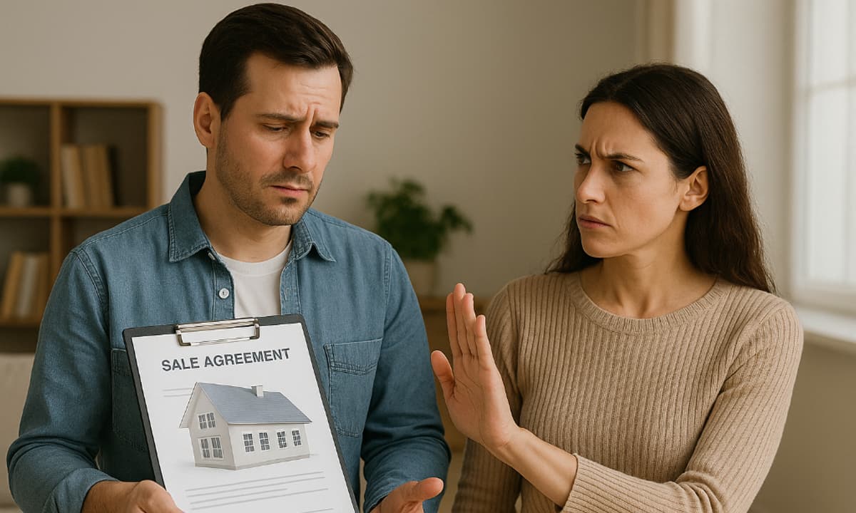 Sổ đỏ đứng tên cả hai vợ chồng, chồng có quyền tự định đoạt tài sản không?