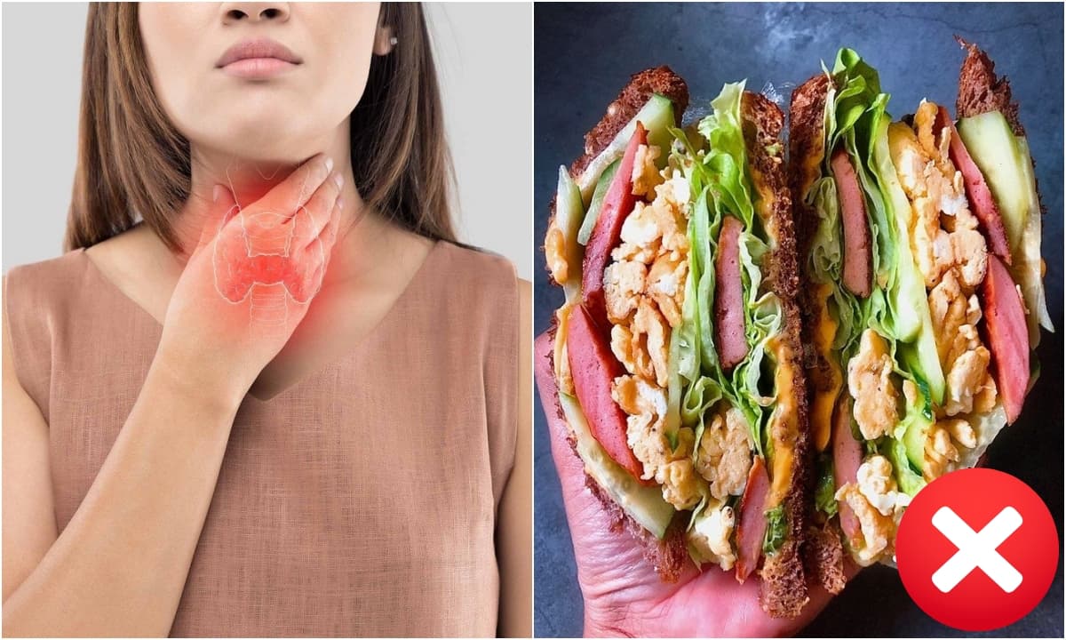 Ngủ dậy đói rã rời cũng đừng ăn 4 loại bữa sáng này, kẻo phá hoại tuyến giáp