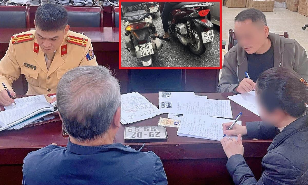Vụ 2 xe SH trùng biển số 'tứ quý 9' trên phố Hà Nội: Bất ngờ danh tính người vi phạm