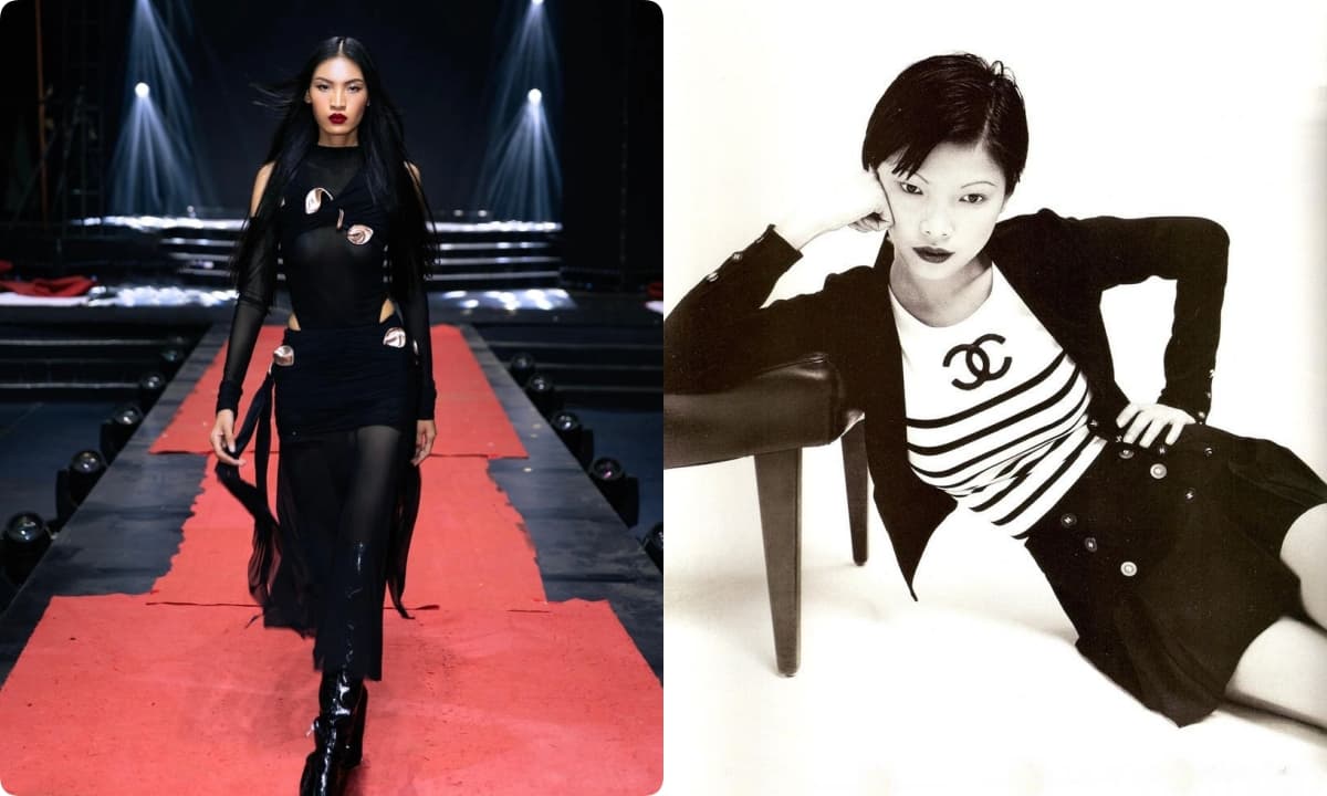 Chân dài 'vượt mặt' Hoàng Thùy trình diễn cho show chính thức của Chanel là ai?