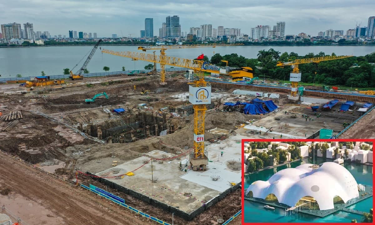 Diện mạo đại công trường nhà hát gần 13.000 tỷ thuộc top đắt đỏ nhất thế giới của Việt Nam sau 1 tháng khởi công