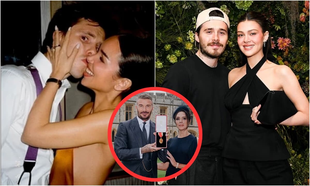 Bạn gái Cruz Beckham ca ngợi gia đình chồng, Brooklyn và Nicola peltz phớt lờ ngày David Beckham được phong tước Hiệp sĩ