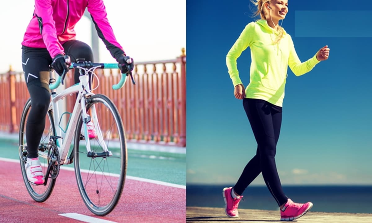 Đi bộ và đi xe đạp, cách nào giảm cân nhanh hơn? 