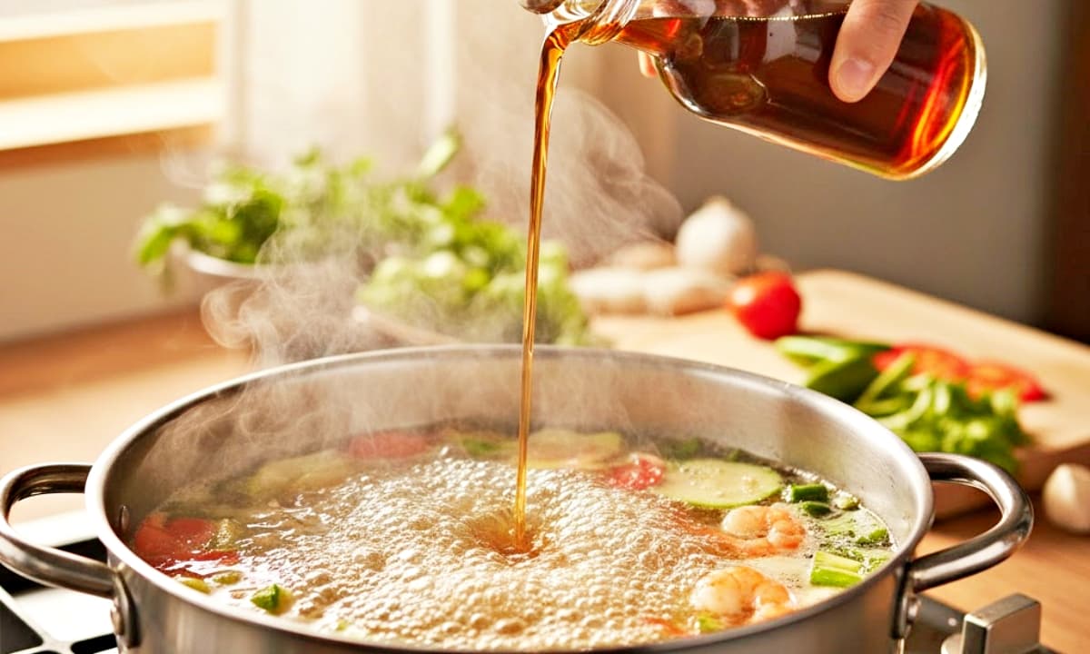 Tuyệt đối không nêm nước mắm khi món ăn đang sôi, tại sao lại vậy?