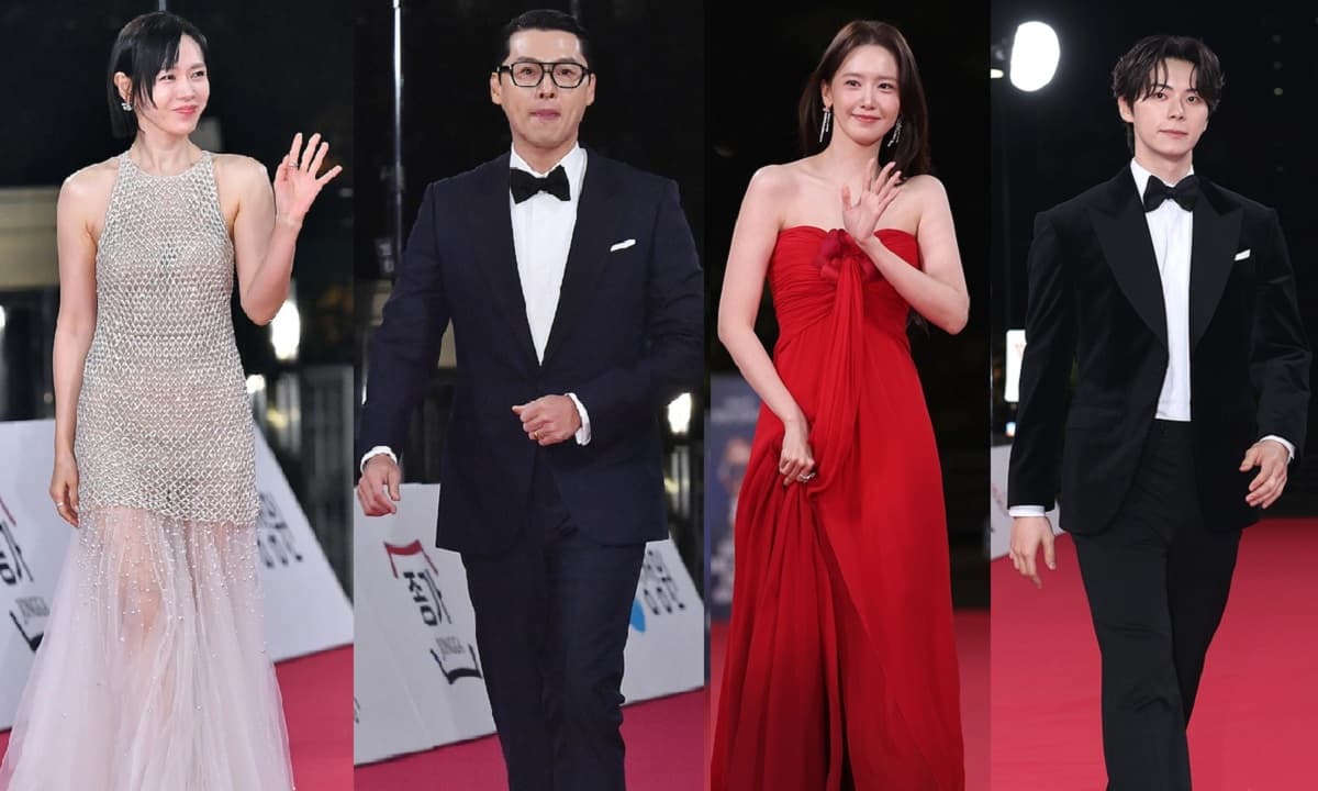 Thảm đỏ Rồng Xanh 2025: 'Gái 1 con' Son Ye Jin chiếm trọn spotlight khi diện đồ xuyên thấu, Yoona gợi cảm với váy cúp ngực