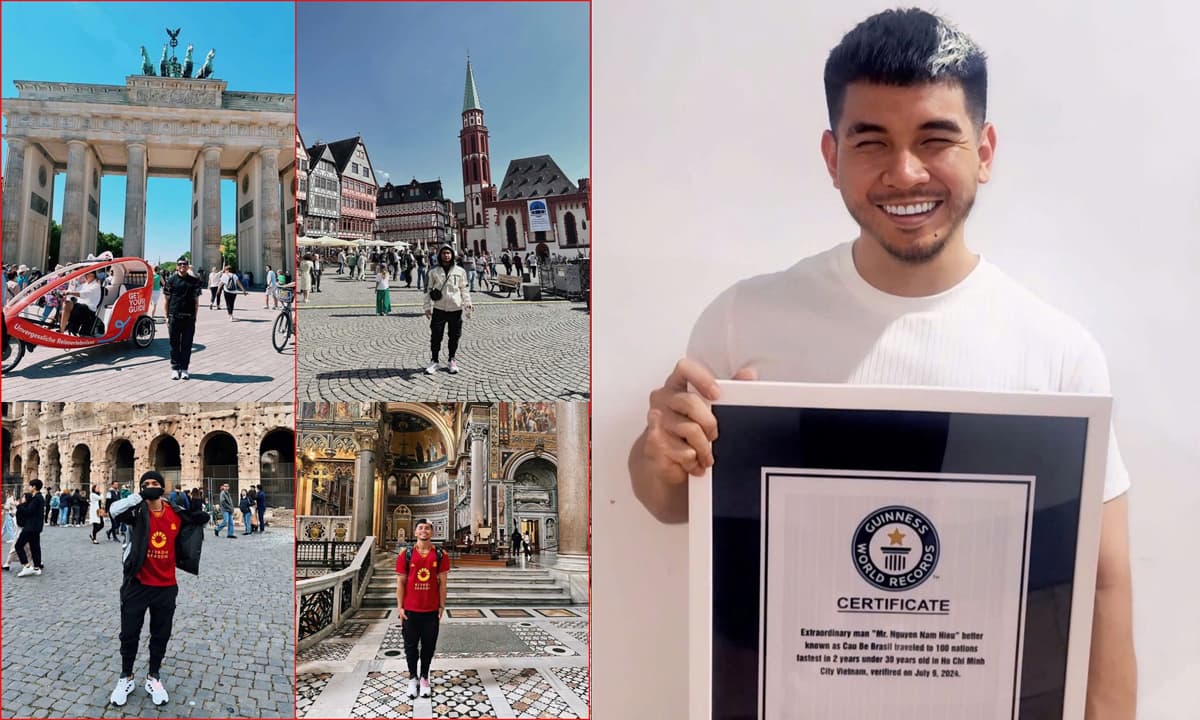 Ai là người Việt Nam đầu tiên đặt chân đến 128 quốc gia và vùng lãnh thổ, lập 3 kỷ lục Guinness?