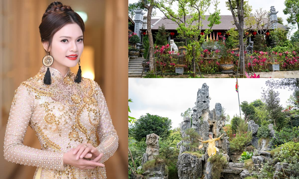 Cơ ngơi 'khủng' 8000m² của nữ NSND trẻ nhất Việt Nam khiến người hâm mộ trầm trồ