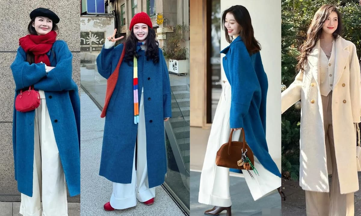 Một loại áo khoác gần đây trở nên phổ biến được gọi là 'áo khoác màu trẻ trung' - kiểu áo này vừa thời trang, vừa tôn dáng, tinh tế và rất ấm áp