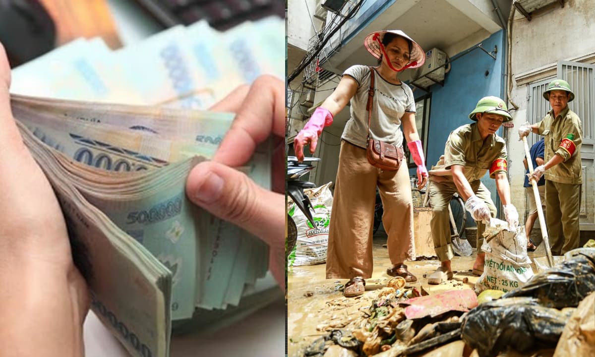 Lương hưu được trả gộp 3 tháng để người dân 4 tỉnh khắc phục bão lũ, đón Tết