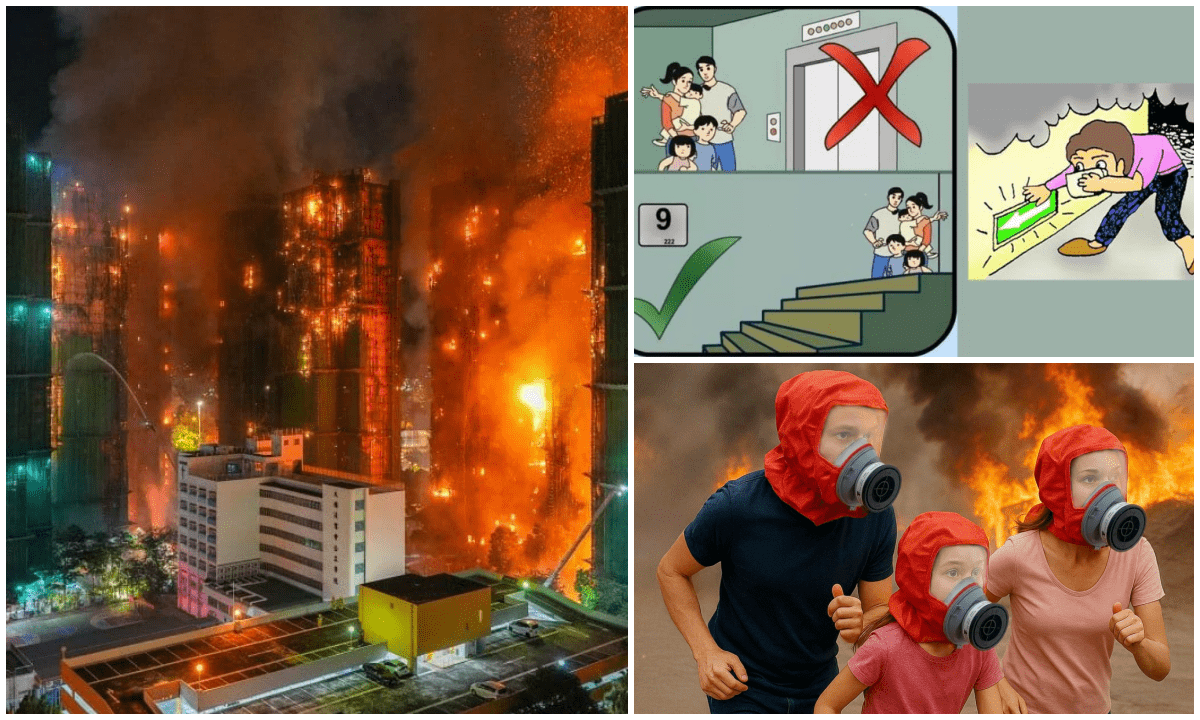 Làm thế nào để thoát khỏi đám cháy nhà cao tầng?