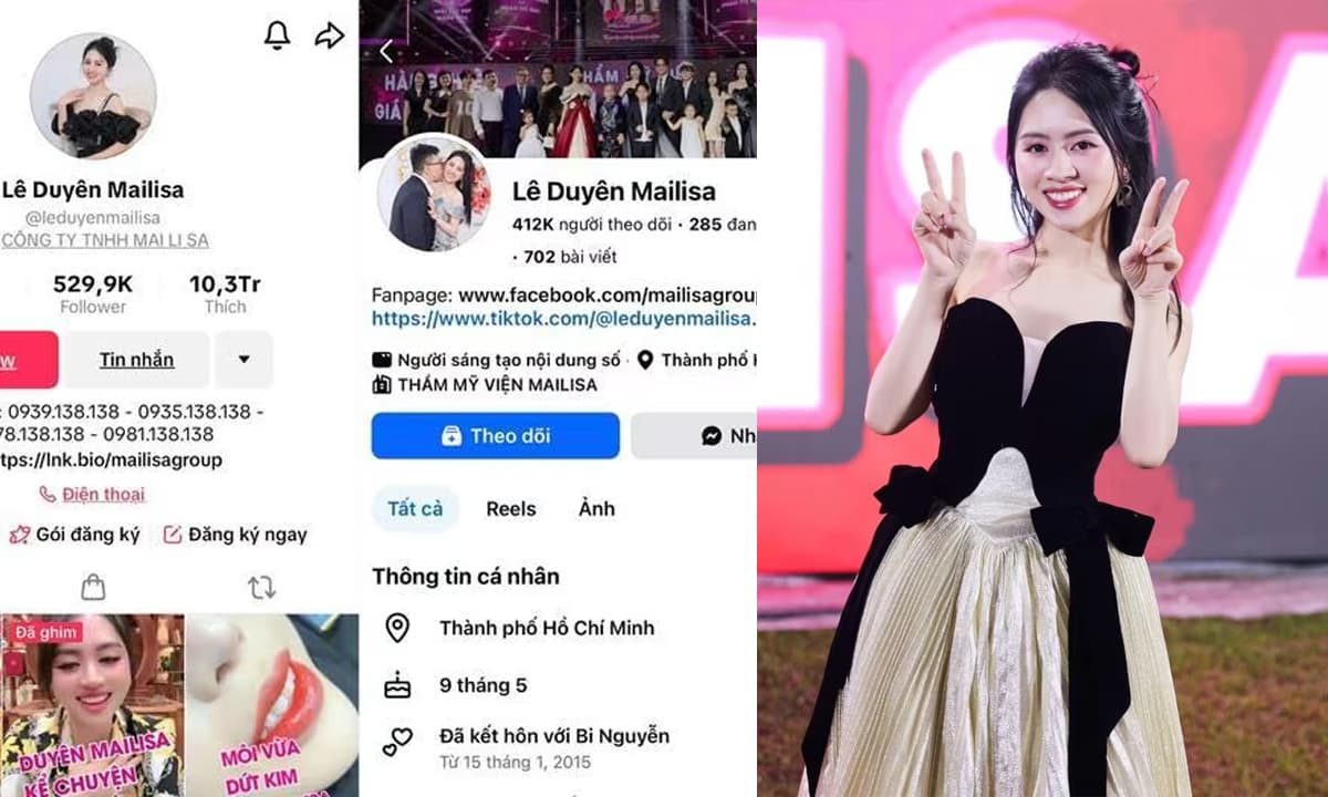 'Mỏ vàng' hái ra tiền của con dâu bà chủ thẩm mỹ viện Mailisa