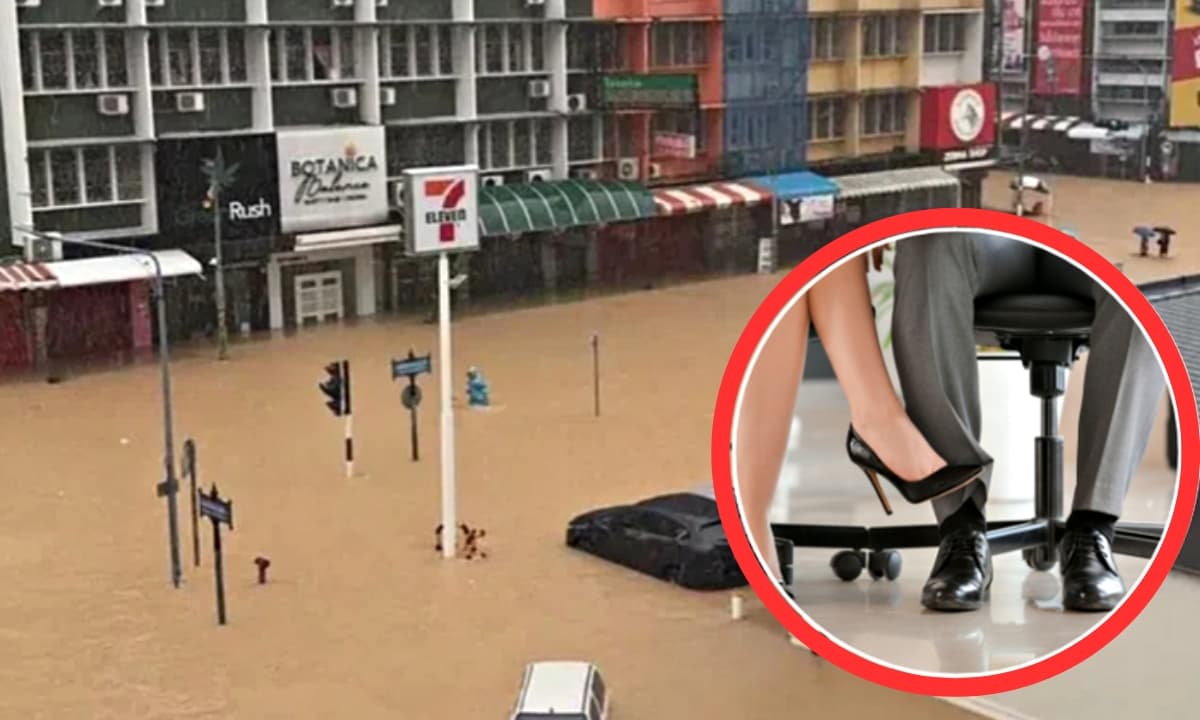 Thuê khách sạn cùng tình nhân nhưng bị mắc kẹt do lũ lụt, người đàn ông 'đứng hình' khi nhìn thấy người đến giải cứu