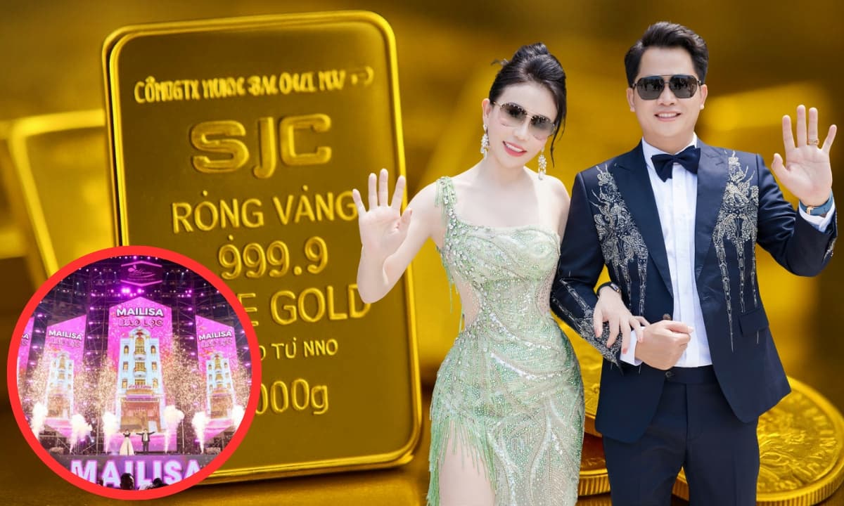 Choáng với giá trị 300 lượng vàng SJC bị thu hồi của vợ chồng Mailisa: Dân mạng khẳng định đây chưa phải là 'khủng' nhất