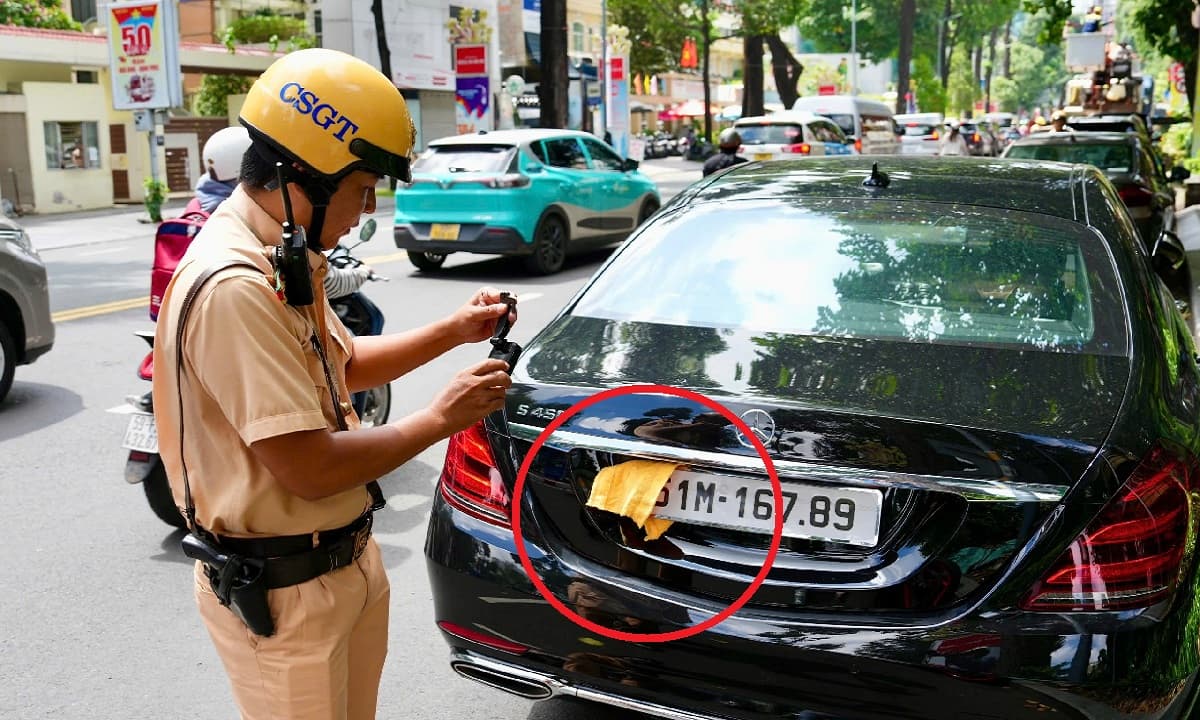 Hành vi cố ý che biển số ô tô hoặc sơn lên biển số làm thay đổi số, chữ trên biển số ô tô có thể bị phạt tới 26 triệu đúng không?