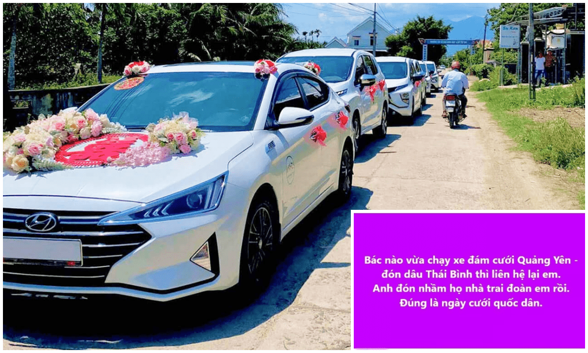 Sự cố hy hữu ngày cưới gây bão mạng: Tài xế ngơ ngác, đăng tin tìm 'nhà trai thất lạc' trong đám cưới