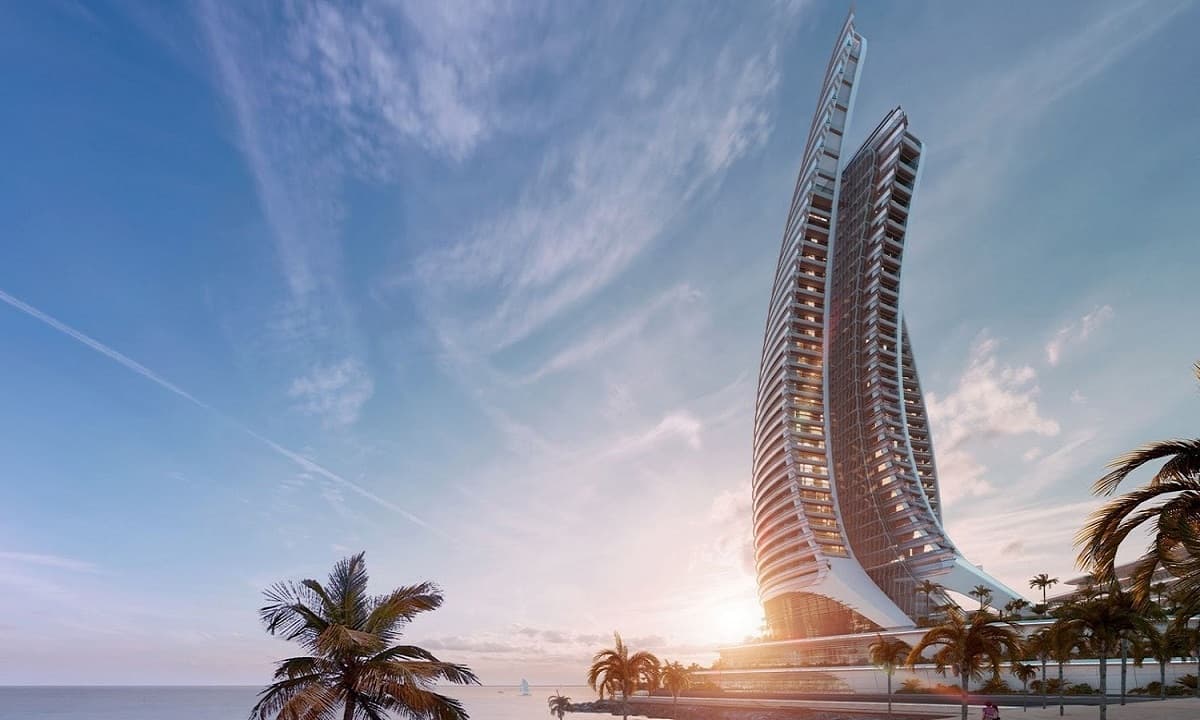 Việt Nam sắp có thêm tòa tháp chọc trời cao 220m vươn mình ra biển: Bao phủ bởi kính cong phản quang, biểu tượng kiến trúc mới tại đặc khu lớn bậc nhất cả nước