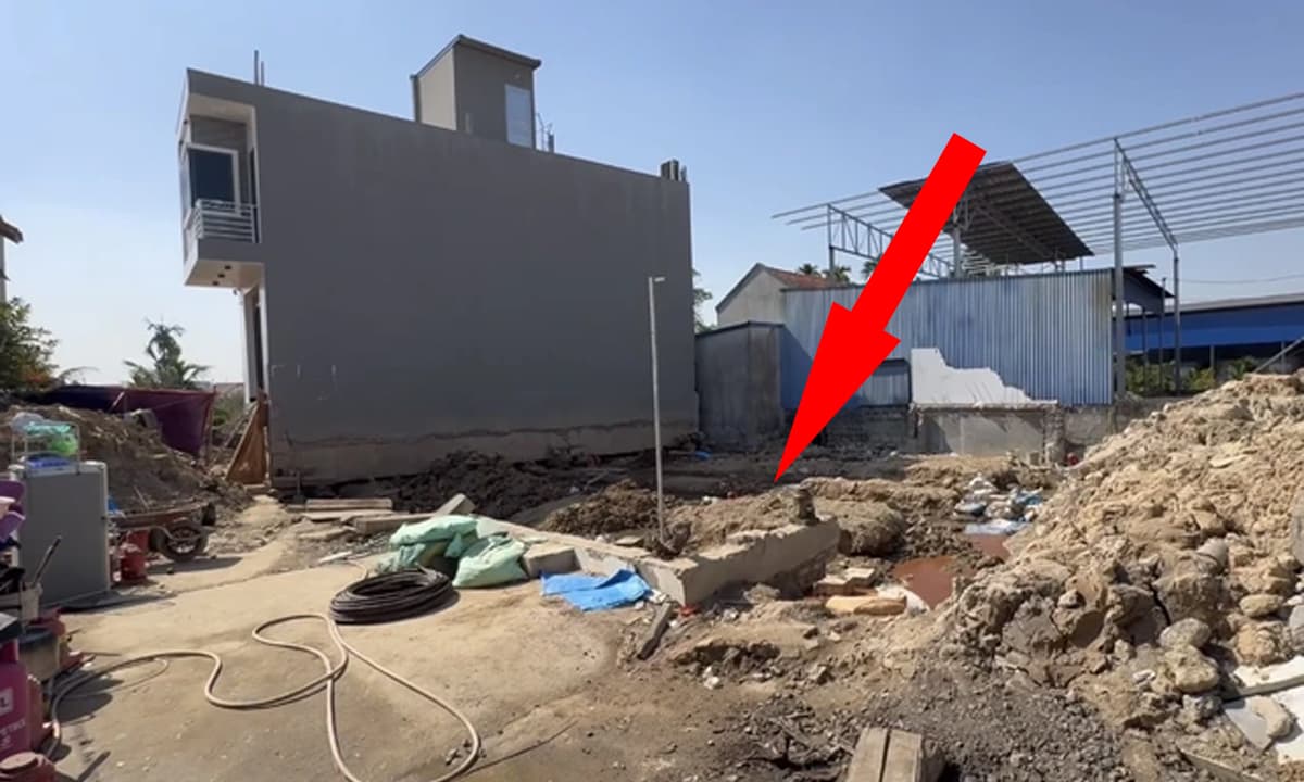 Hình ảnh mới nhất của ngôi nhà xây nhầm trên đất hàng xóm ở Hải Phòng: Sắp về đúng chỗ