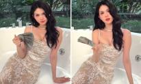 Diện váy xuyên thấu khoe trọn đường cong, Ngọc Trinh khiến dân tình 'đứng ngồi không yên'