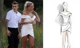 Đẳng cấp lễ phục Hailey Bieber diện trước đám cưới: Váy được thiết kế riêng, vòng kim cương 20 carat đắt đỏ
