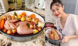 Bà xã Đăng Khôi gợi ý cách làm món gà hầm rượu vang đãi khách 