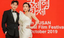 Isaac điển trai sánh đôi bên Diệu Nhi dự Liên hoan phim Busan Hàn Quốc