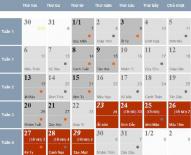 Thủ tướng chốt phương án nghỉ Tết Nguyên đán Canh Tý 7 ngày