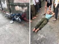 Kinh hoàng người đàn ông đang đi xe máy bị nam thanh niên dùng búa đánh tử vong
