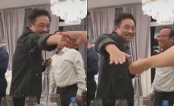 'Ngọc Hoàng' Quốc Khánh khiến fan thích thú với động tác bắt tay 'Đi đu đưa đi' cực dẻo