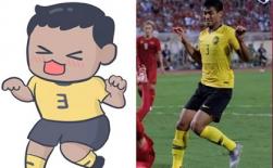 Cầu thủ Malaysia nổi nhất mạng xã hội với dáng điệu hài hước ‘đang đi làm nail thì bắt đá bóng, quỷ sứ à’