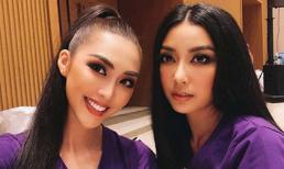 Dính nhau như sam ở Hoa hậu Hoàn Vũ, Thuý Vân hỏi Tường Linh: 'Mình là bách hợp hả?'