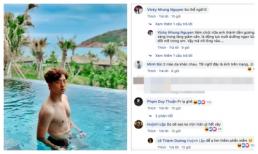 Phũ như hội bạn của Ngô Kiến Huy, khoe body 6 múi cực chuẩn mà cứ bảo dùng phần mềm chỉnh ảnh