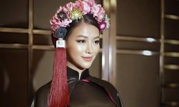 Phương Khánh diện áo dài hơn nửa tỉ chấm thi Trang phục dân tộc tại Miss Earth 2019
