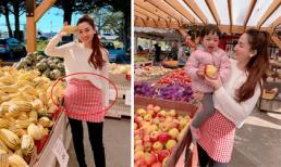 Ở trời Tây, Á hậu Ngô Trà My gây chú ý vì lộ vòng hai lớn