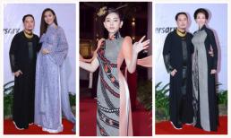 Dàn sao Việt diện áo dài nền nã đến chúc mừng NTK Võ Việt Chung 