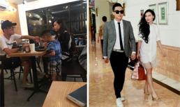 Chí Nhân lộ loạt ảnh dẫn con trai đi ăn với bạn gái lạ mặt, rộ nghi vấn đã chia tay Minh Hà