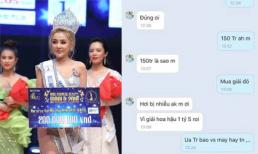 Ngân 98 bị tố mua giải Á hậu tại cuộc thi Hoa hậu ao làng