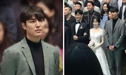 Đi đám cưới nhà người ta, Lee Min Ho đã đẹp lồng lộn lại còn đứng cạnh cô dâu làm nhân vật chính bị lu mờ 
