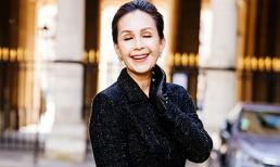 Diễm My mặc sang trọng, ngắm cảnh Paris trên nhà hàng ở tháp Eiffel