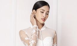 Hoa hậu Tiểu Vy diện áo dài trắng tinh khôi e ấp như ‘đoá hoa chớm xuân’